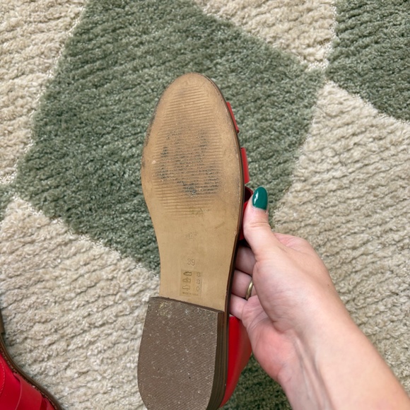 Anthropologie Pilcro Red Fisherman Sandals - Picture 6 of 7